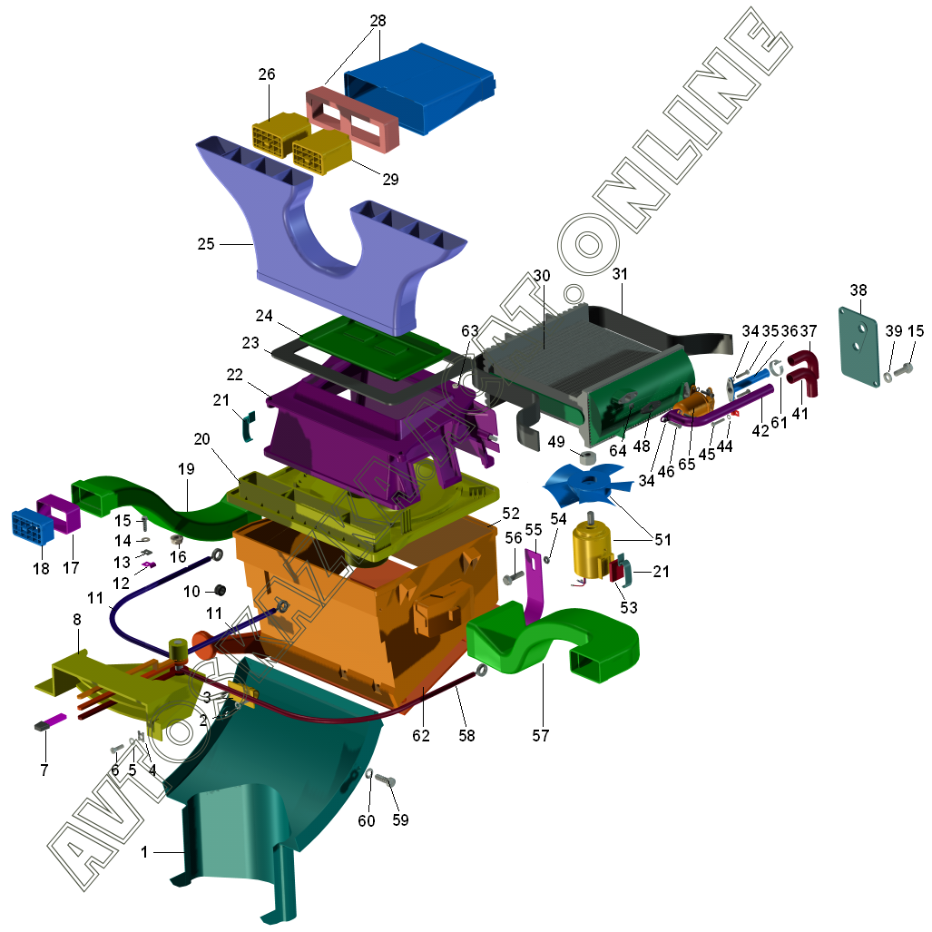 система отопления газ 3302